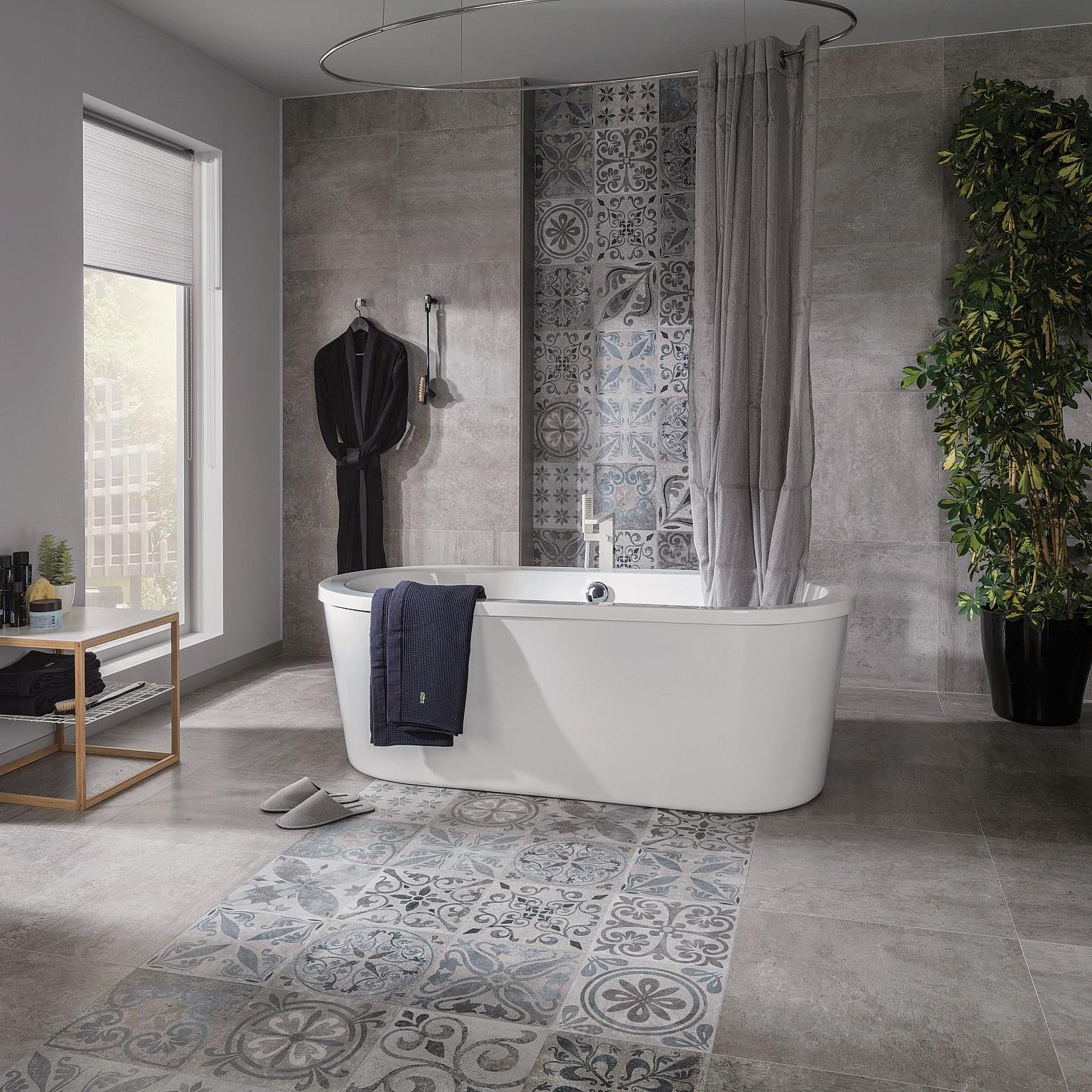 Porcelanosa Yer Karosu Antıque Acero  59,6 x 59,6 cm,