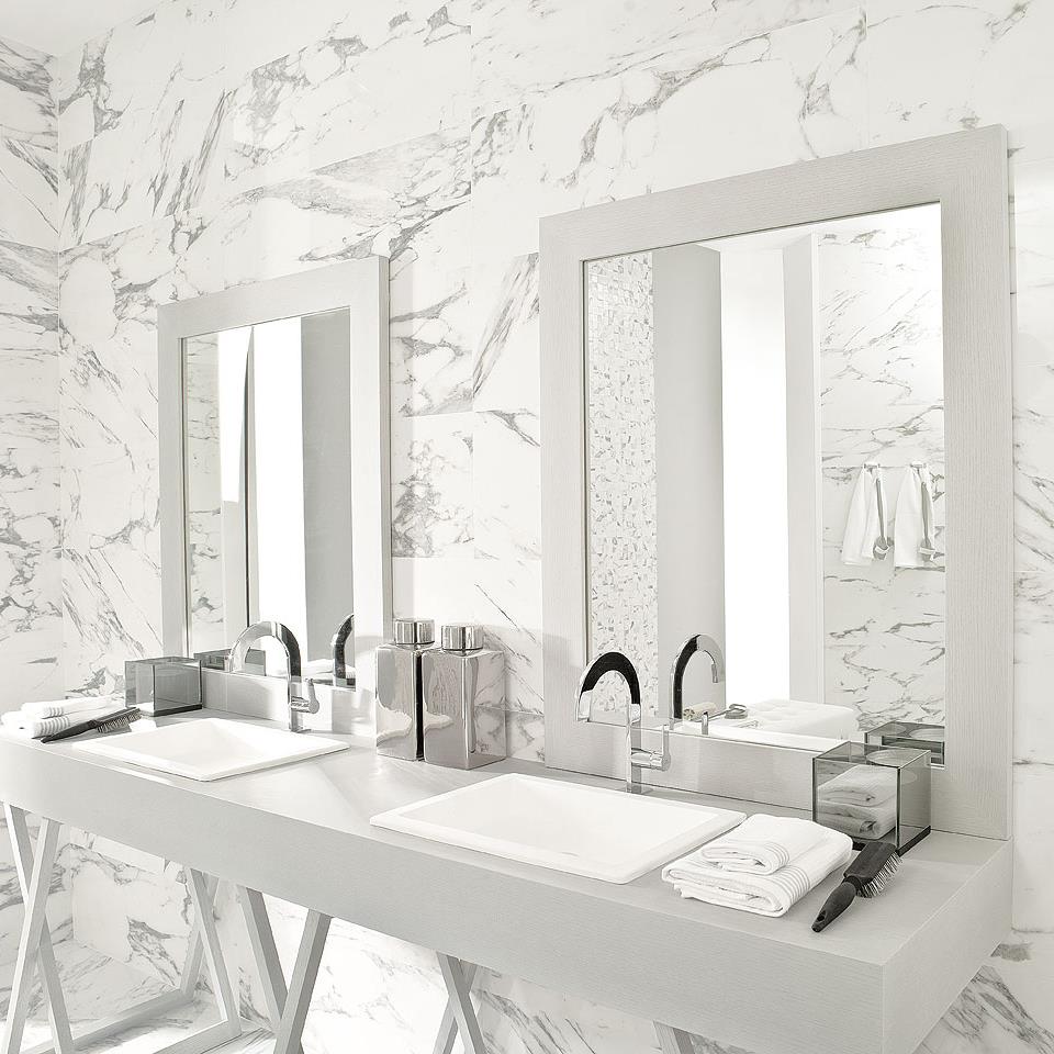 Porcelanosa Duvar Karosu Calacata Silver  31,6 x 90 cm