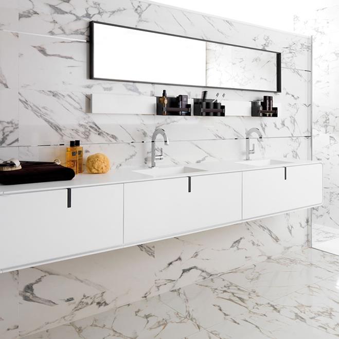 Porcelanosa Duvar Karosu Calacata Silver  31,6 x 90 cm