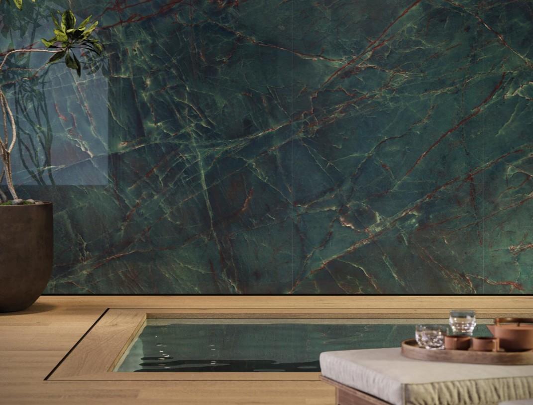 Porcelanosa Duvar Seramiği Emerald Green Parlak 120 x 270 cm