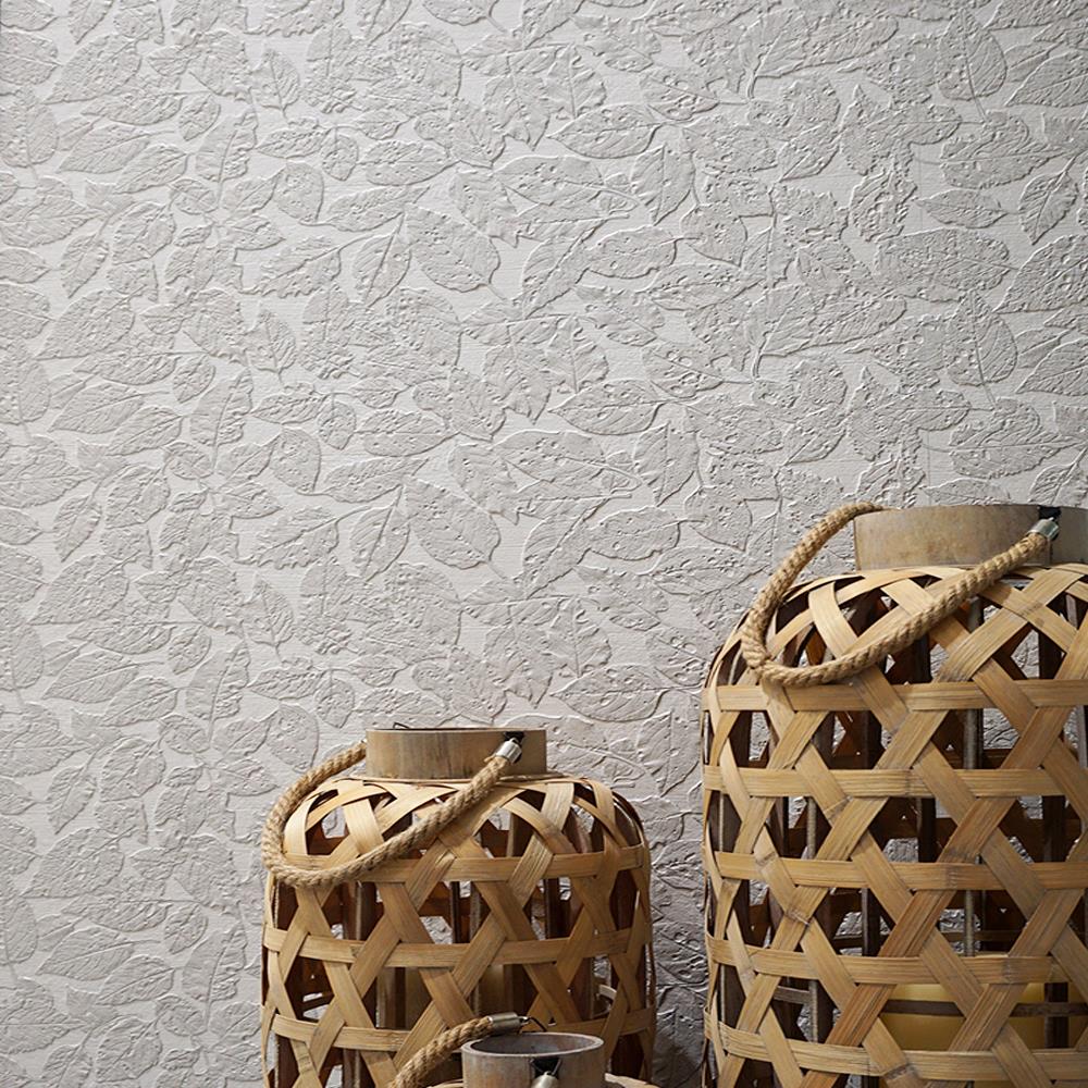 Porcelanosa Duvar Karosu Menorca Hojas Gris 31,6 x 90 cm