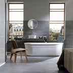 Porcelanosa Parke Seramik Oxford Silver Antislip  14,3 x 90 cm