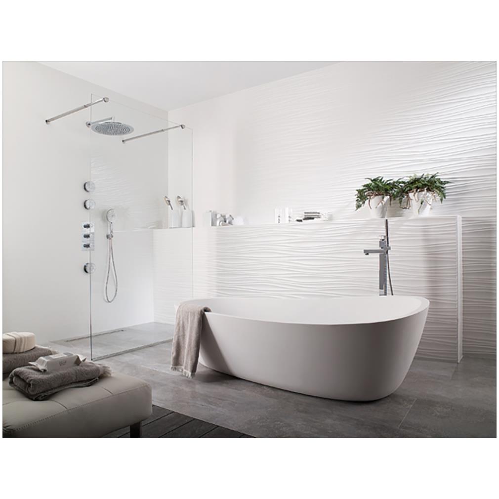 Porcelanosa Duvar Karosu OxoLine Blanco 31.6 x 90 cm Kutu İçi 0.85 m²