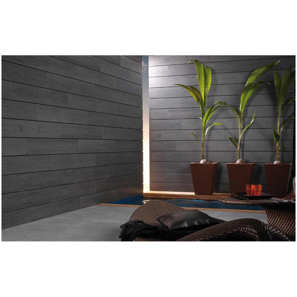 Porcelanosa Yer Seramiği Tablon Antracita 18 x 65.9 cm Kutu İçi 0.95 m²