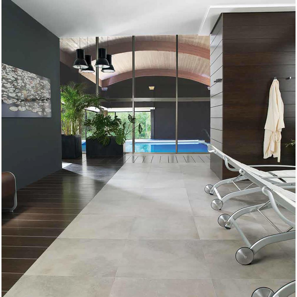 Porcelanosa Yer Karosu Trafic Cemento Silver 59.6 x 59.6 cm Kutu İçi 1.07 m²