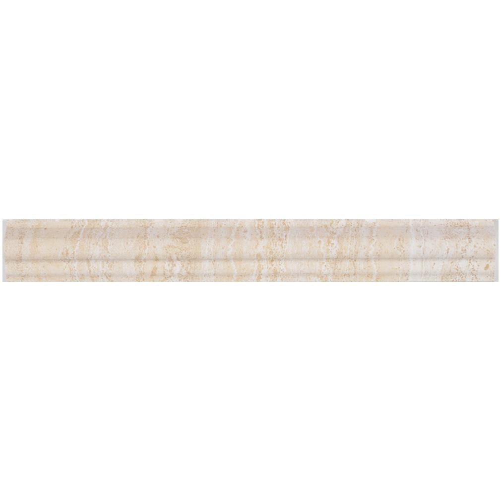 Porcelanosa Bordür Travertino Bordura Marfil 4.1 x 31.6 cm