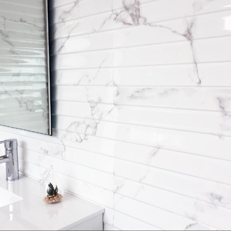 Porcelanosa Duvar Karosu Marmol Carrara Line Blanco 31,6 x 90 cm