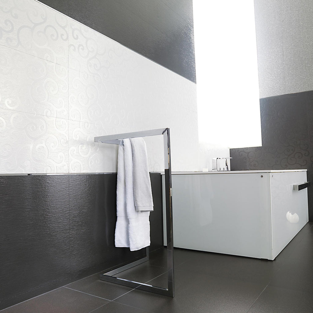 Porcelanosa Duvar Karosu Saigon Blanco Dekor  31,6 x 90