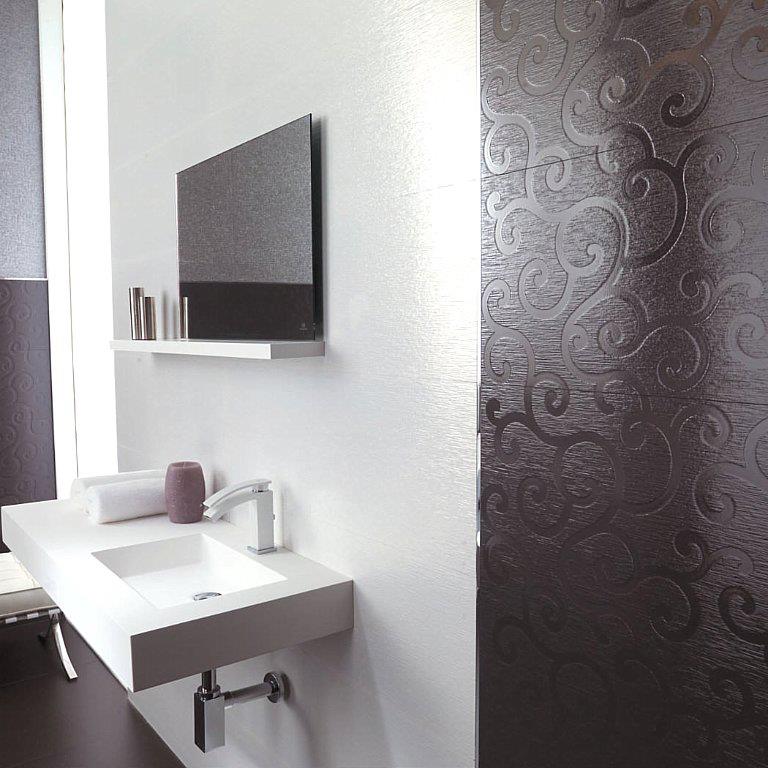Porcelanosa Duvar Karosu Saigon Gris Dekor  31,6 x 90