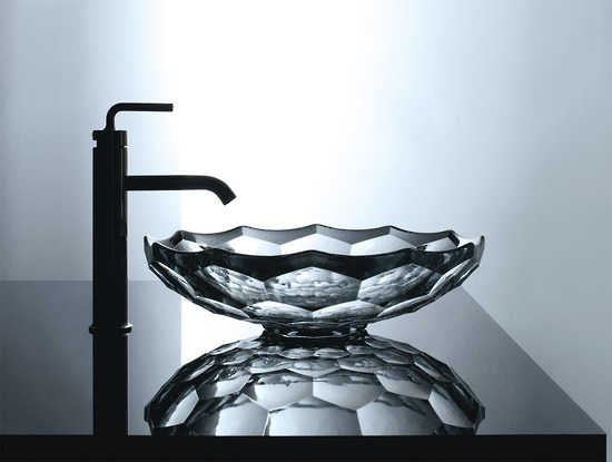 Kohler Lavabo Briolette Cam Çanak Ice