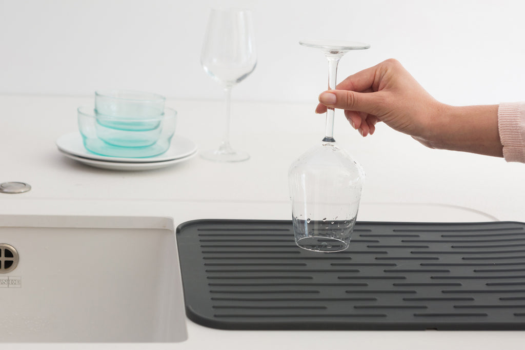 Brabantia Silikon Bulaşık Kurutma Matı Dark Grey 117442