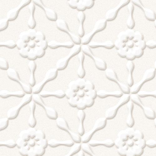 Unica Target Bon Ton White on White Yer-Duvar Karosu 20 x 20 cm