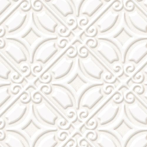 Unica Target Bon Ton White on White Yer-Duvar Karosu 20 x 20 cm