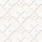 Unica Target Bon Ton White on White Yer-Duvar Karosu 20 x 20 cm