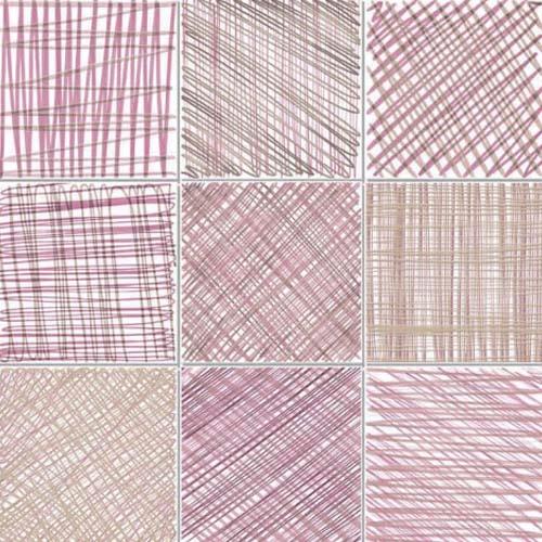 Unica Target Duvar Karosu Tractus  Purple Grape 20 x 20 cm