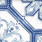 UnicaTarget Yer Duvar Karosu Maiolica Blue  60 x 60 cm