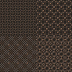 UnicaTarget  Yer Duvar Karosu Selection Brown on Black Yer 60 x 60 cm