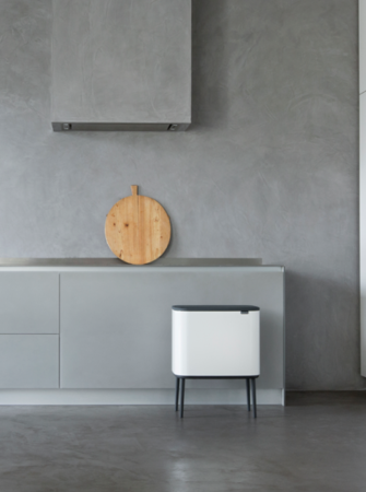 Brabantia Çöp Kutusu 36 lt Dokunmatik Bo Touch Mat Siyah 315824
