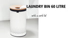 Brabantia Çamaşır Sepeti 60 lt Mantar Kapaklı 104404