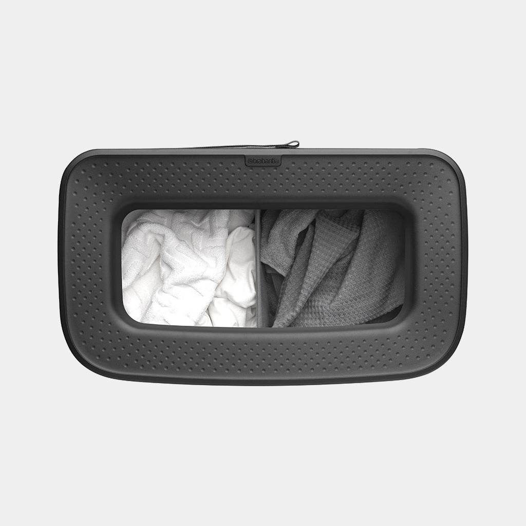 Brabantia Çamaşır Sepeti İki Bölmeli  2 x 45 lt Beyaz 200540